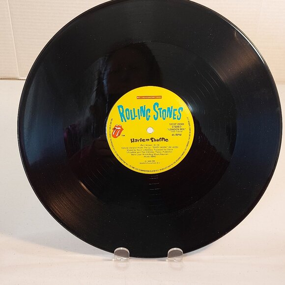 The Rolling Stones ~ Harlem Shuffle (45RPM Vinyl 12inch, 1986) - Picture 3 of 4